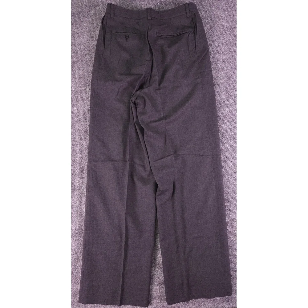 Hart Schaffner Marx 2 Piece Suit Mens 44L 30X32 Dark Gray 2 Button‎ Wool
